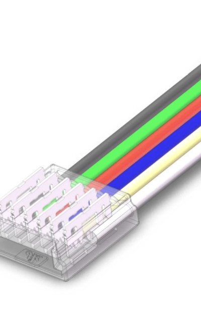 RGB+CCT 12mm Mini Solderless Strip Power Input