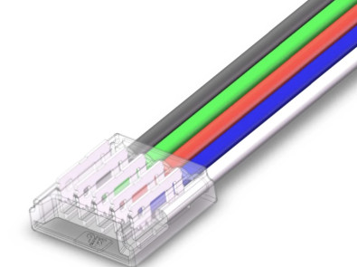 RGBW 12mm Mini Solderless Strip Power Input