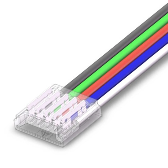 RGBW 12mm Mini Solderless Strip Power Input RGBW 12mm Mini Solderless Strip Power Input