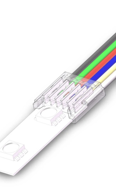 RGB+CCT 12mm Mini Solderless Strip Power Input