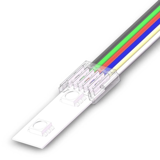 RGB+CCT 12mm Mini Solderless Strip Power Input RGB+CCT 12mm Mini Solderless Strip Power Input