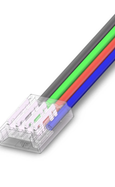 RGB 10mm Mini Solderless Strip Power Input