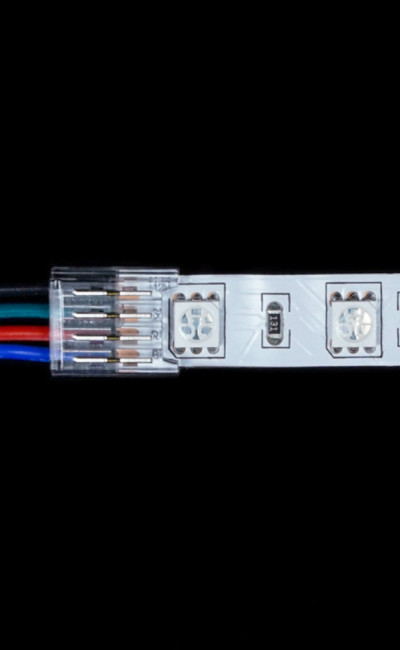 RGB 10mm Mini Solderless Strip Power Input