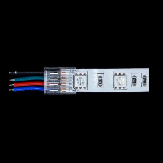 RGB 10mm Mini Solderless Strip Power Input RGB 10mm Mini Solderless Strip Power Input