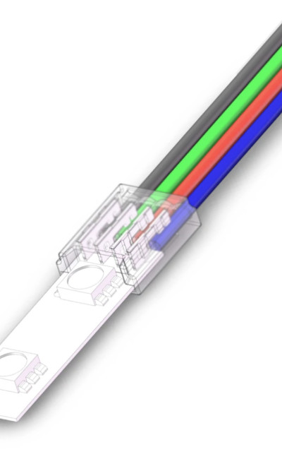 RGBW 12mm Mini Solderless Strip Power Input
