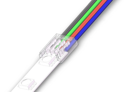 RGB 10mm Mini Solderless Strip Power Input
