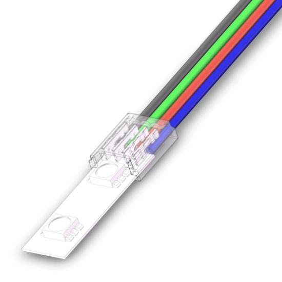 RGB 10mm Mini Solderless Strip Power Input RGB 10mm Mini Solderless Strip Power Input