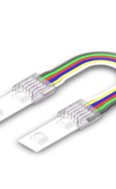 RGB+CCT 12mm Mini Solderless Strip Wire Coupling