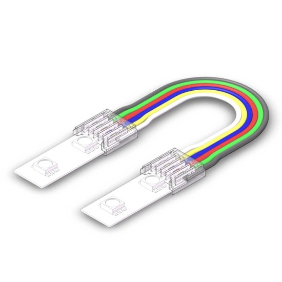 RGB+CCT 12mm Mini Solderless Strip Wire Coupling RGB+CCT 12mm Mini Solderless Strip Wire Coupling