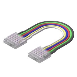 RGB+CCT 12mm Mini Solderless Strip Wire Coupling RGB+CCT 12mm Mini Solderless Strip Wire Coupling