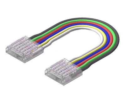 RGB+CCT 12mm Mini Solderless Strip Wire Coupling
