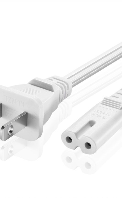 White AC Plug w/ Switch