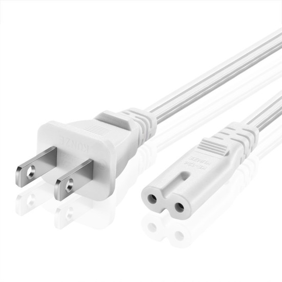 White AC Plug w/ Switch