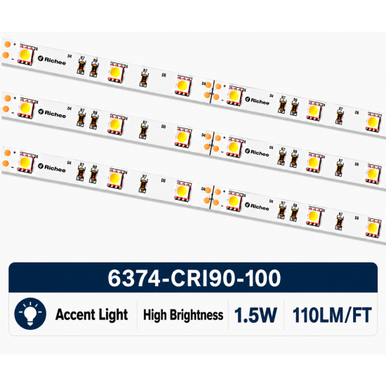 Accent Light 100FT 1.5W,110LM/FT