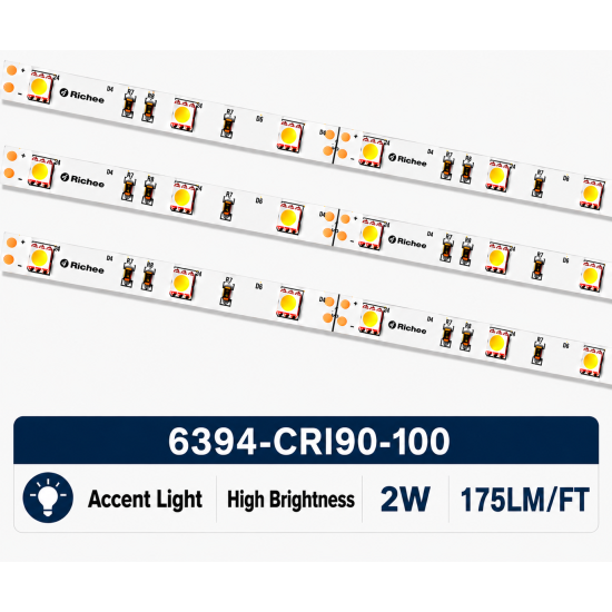 Bright Accent Light 100FT 2W,175LM/FT