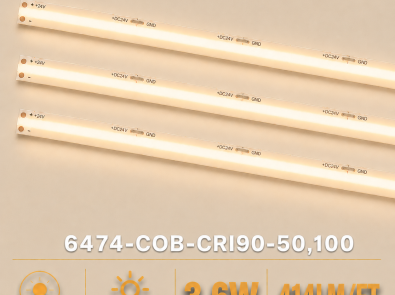 High Brightness COB 50FT, 100FT 3.6W, 414LM/FT
