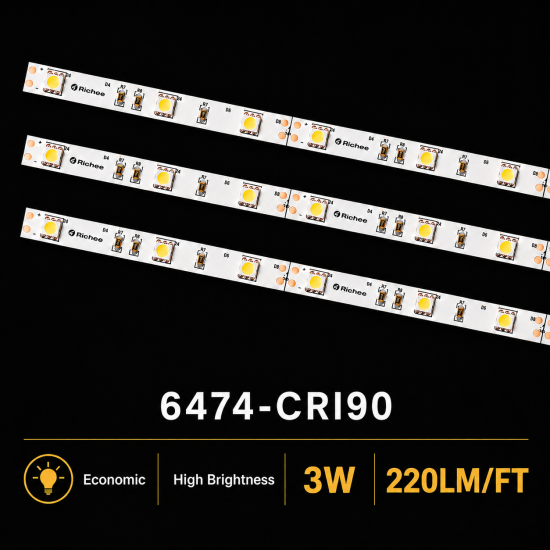 High Density Medium Brightness 16FT 3W, 220LM/FT