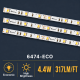 High Output Brightness 4.4W, 317LM/FT