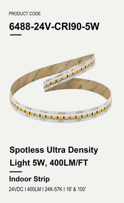 Spotless Ultra Density Light 5W, 400LM/FT