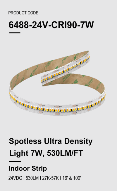 Spotless Ultra Density Light 7W, 530LM/FT