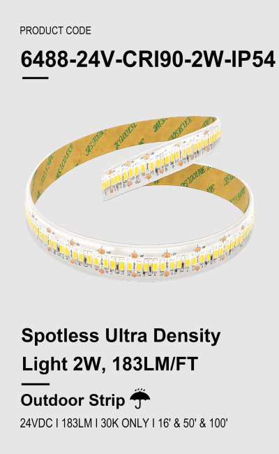 Outdoor Spotless Ultra Density Light 2W, 183LM/FT