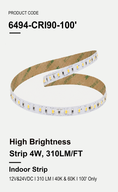 High Brightness 4W,310LM/FT