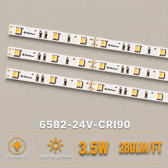 Medium Brightness 3.5W,280LM/FT