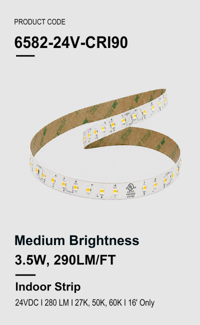 Medium Brightness 3.5W,280LM/FT
