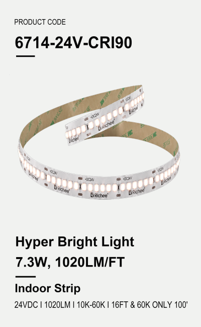 Hyper Bright Light 7.3W, 1,020LM/FT