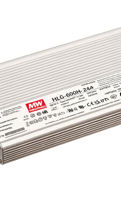 Waterproof HLG/CEN Mean Well Power Supply 12V/24V