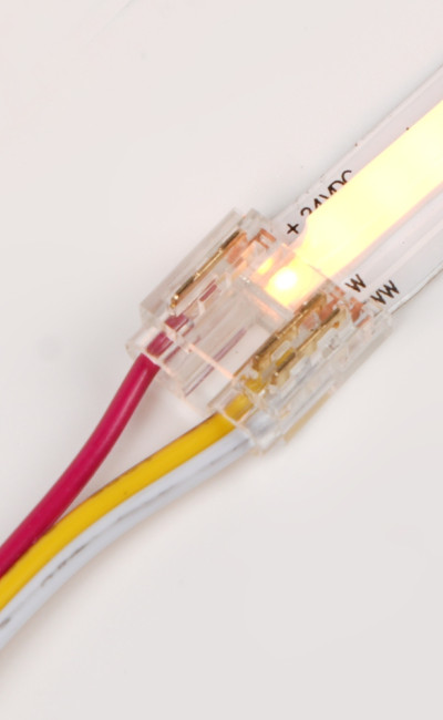 CCT Tunable White COB Strip Power Input Connector