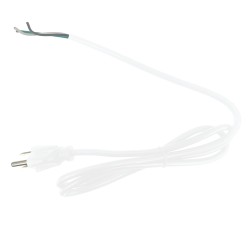 White Three Prong AC Plug
