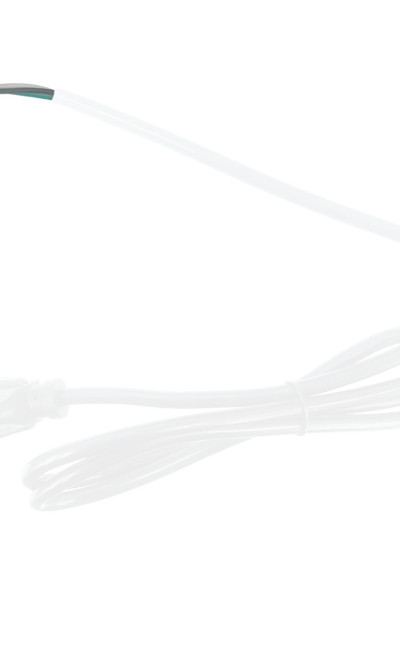 White Three Prong AC Plug