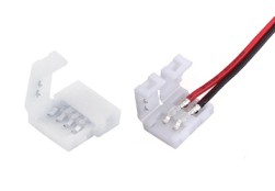 Solderless LED Strip Connectors
