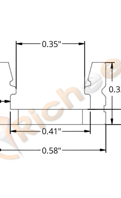 9/16" Heavy Duty LED Aluminum Channel 4ft