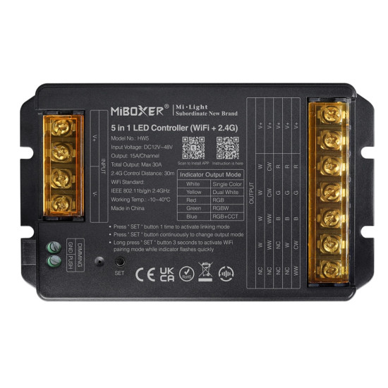 Mi Light Wi-Fi 30A 5 in 1 RGB+CCT Receiver