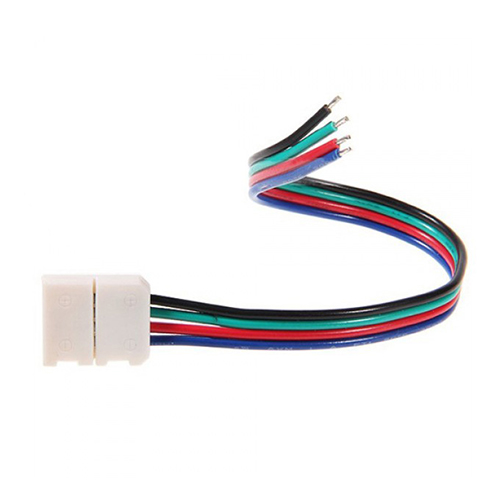 RGB Solderless Strip Power Input Connector