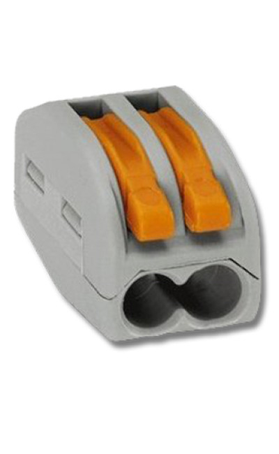 2 Wire Gray Compact Splicing Connector