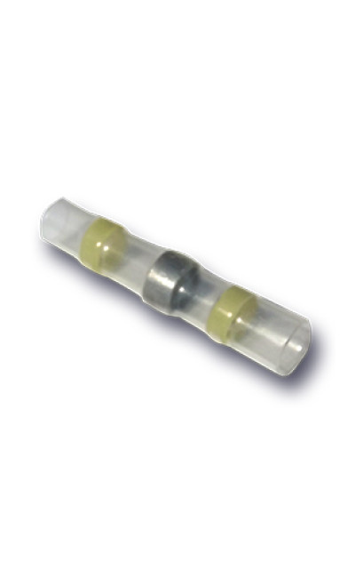 Solder Sleeve Wire Terminator Yellow 6.0mm 25 Pcs