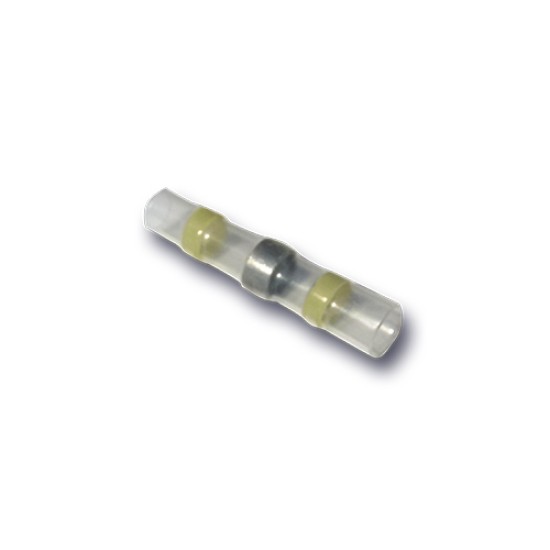 Solder Sleeve Wire Terminator Yellow 6.0mm 25 Pcs