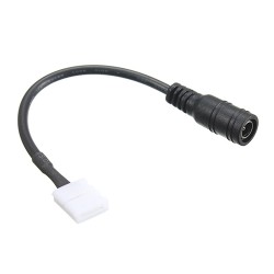 DC Barrel Connector to  8 mm LED Strips