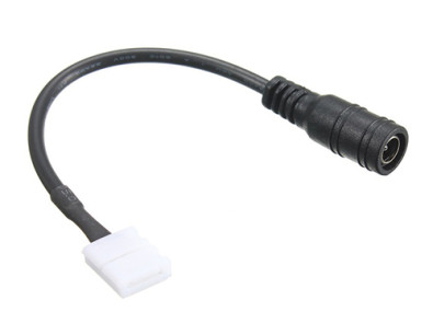 DC Barrel Connector to  8 mm LED Strips