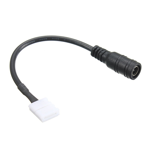DC Barrel Connector To  8 Mm LED Strips