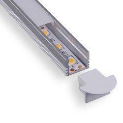 5/8" Thin Square LED Aluminum Channel