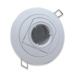 Fully Adjustable White Recessed Fixture MR16 Fully Adjustable White Recessed Fixture MR16