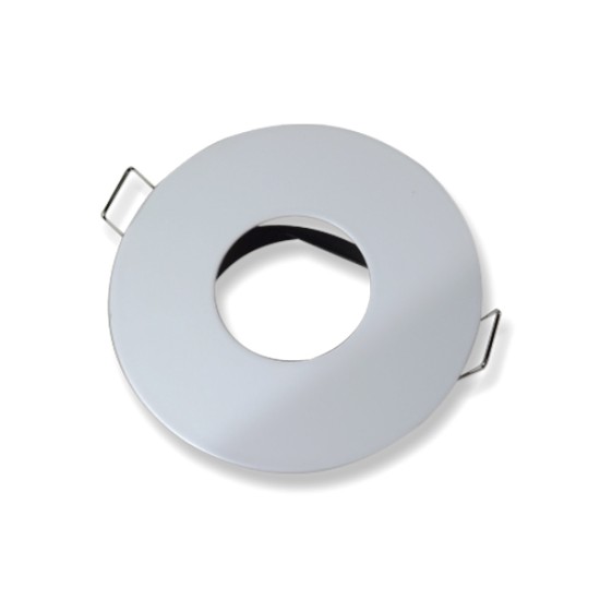 White Round Recessed Fixture Spot MR16
