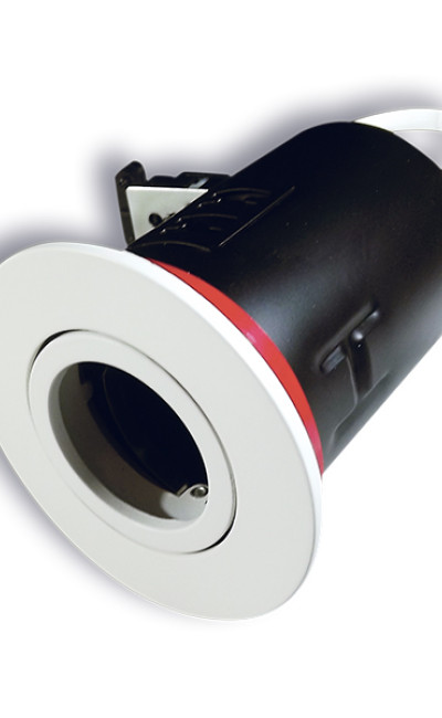 Fireproof White Round Deep Fixture MR16