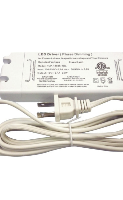 Plug-In Triac Dimmable Power Supply 12V/24VDC