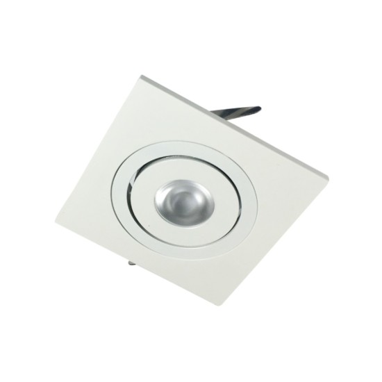1-9/16” Mini Square Adjustable Recessed 20° Spot Light 1-9/16” Mini Square Adjustable Recessed 20° Spot Light