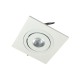 1-9/16” Mini Square Adjustable Recessed 20° Spot Light